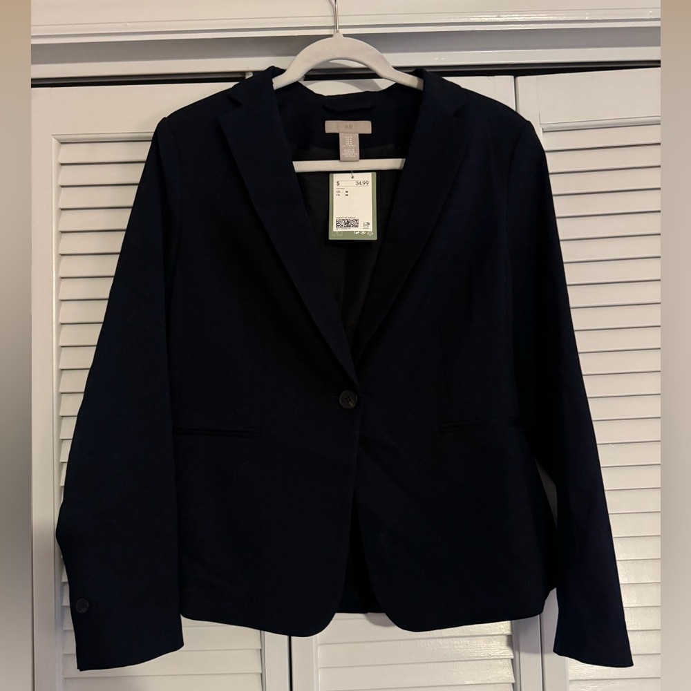NWT H&M Women's Black Blazer - Medium